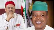 Imo poll: Ihedioha may dump PDP over clash with Anyanwu? Party group spills