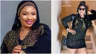 "You're pushing 50": Laide Bakare bares it all in swimwear, male actors spray her money at pool party