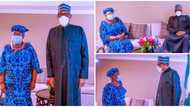 Photos emerge as Buhari meets WTO DG, Okonjo-Iweala in New York