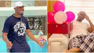 Valentine: Socialite Pretty Mike frowns at anonymous admirer sending gifts to his house