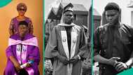 Nigerian student who had 13 carryovers in school poses with mum as he graduates, photos trend
