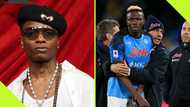 Osimhen's failed move to Chelsea cited as 30BG fans call out Wizkid after Davido's Puma deal