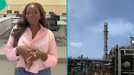 Master's student who visited Dangote Refinery in Lagos narrates her very interesting experience