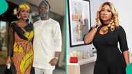 "40 years loading": Video as Mercy Johnson shares sweet photoshoot with hubby and kids, fans gush