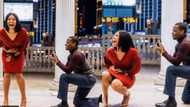 Young man gives his girl surprise proposal during casual photoshoot in adorable video