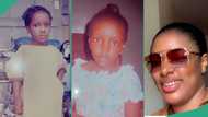 Lady shares two childhood photos showing how her face has remained the same for years