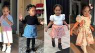 "Everyone wants to know her mother": Little girl who dresses smartly to school everyday trends