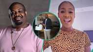 Don Jazzy unveils new look, fans drool, drags Mercy Johnson: "Not easy but worthwhile"