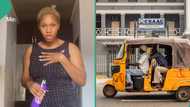 Lady cries out online, shows text she got from her keke rider first thing in the morning, many react