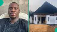 Nigerian man uses 10 months to build magnificent bungalow, video goes viral