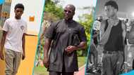 Stephen Appiah's son Dustin looks tall, flaunts big muscles in birthday photos, ladies drool