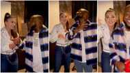 Nigerian singer Davido teaches US-based star Enisa to speak pidgin in funny video