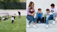 Adorable video of Messi's wife telling him to allow the kids win in a backyard game drops