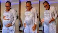 "I have carried you for 40 weeks": Woman who is heavily pregnant questions her unborn baby in TikTok video
