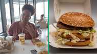 "He knows how much I love food": Man proposes to girlfriend with McDonald's burger