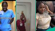 Nigerian registered nurse in US shares her humble beginning as a cashier and other jobs she did