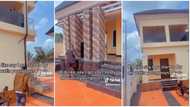 "See house na": Nigerian man screams as he sees new house his young friend built, vows to join their work