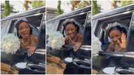 "Love is a beautiful thing": Very pretty bride looks for her husband, video of her romantic smile goes viral