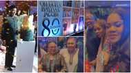 Olu Jacobs at 80: Joke Silva filled with joy at hubby’s birthday party, photos and videos from event go viral