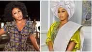 Classy and fabulous: Nollywood star Rita Dominic rocks stylish boubou look