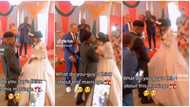 "What's this?" Drama as groom slaps bride in the face during wedding ceremony, video stirs massive reactions