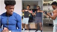 Naija macho man: 6 videos of BBTitans Marvin flaunting his impressive muscles, spotted with Uti Nwachukwu