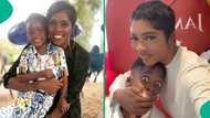 Tiwa Savage issues stern warning to son as she gifts him iPhone: “She's trying to protect him”