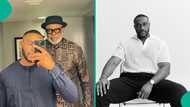 Netizens dig out BBNaija season 10's Kolapo's dad's photos, ladies drool, call him: "Sweet daddy"