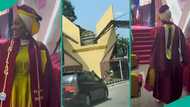 Steezest Steeze: UNILAG lady who graduated with first-class shows unusual walking steps