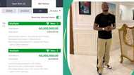 "You're blessed": Nigerian man wins N180m bet in 3 days, flaunts receipts on social media