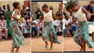 "Excellent": Pretty girl in long skirt dances with swag, video of her moves makes elders smile