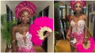 Asoebi fashion: Video of lady in revealing dress sparks mixed reactions online