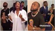 Nigerians react to video of Davido singing praise and worship songs in church