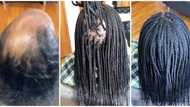 From baldie to baddie in braids: Video of woman's hair transformation wows netizens