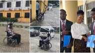 3 talented Nigerian graduates build solar-powered wheelchair that is controlled by voice, use it in video