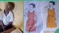 NYSC member teaching in school shares creative drawings by her student who hates writing notes