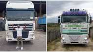 Nigerian man shows off the big truck he bought for his business, says it is his second baby, many react