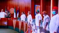 BREAKING: I want to pick my successor, Buhari finally opens up, reveals next step as APC governors begin closed-door meeting