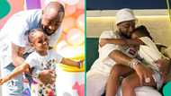 Adorable moment Davido called daughter, Hailey, on video surfaces: "He doesn't play with his kids"
