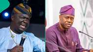 Seyi Law responds to being shoved aside by Makinde's security at Sola Sobowale's daughter's wedding
