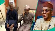 An samu matsala: 'Dan El Rufai ya soi dan uwansa Bello game da Gwamna Uba Sani