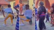 "Janemena's brother?" Nigerian man whines waist like a snake as he competes with women in viral video