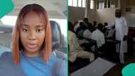 Lecturer shares money with students who came early to class at Nasarawa State University