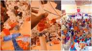 Tomatoes and fresh pepper shared as souvenirs at Lagos party, video makes people laugh