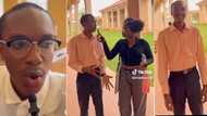 "I was born with it": Nigerian student speaks with clean British accent, says he has never been abroad