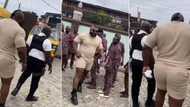 "Who dey protect each other?" Kizz Daniel's macho bouncer steps out with bodyguard, video trends