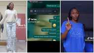 "Don't joke with him": Young Nigerian lady leaks WhatsApp chat of her biological father begging for her photo