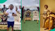 Davido gifts furniture makers N5 million after their sweet video for him and Chioma went viral