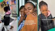 Little Nigerian girl relocates to America to stay with parents after four years, sweet video trends