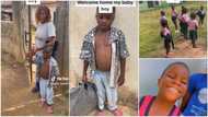 "God bless you": Lady shares transformation look of boy with rough clothes her family adopted